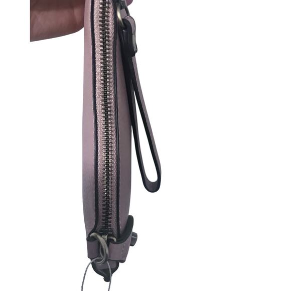 NWT Joy Leather Pink Crossbody with wristlet strap - Picture 8 of 10